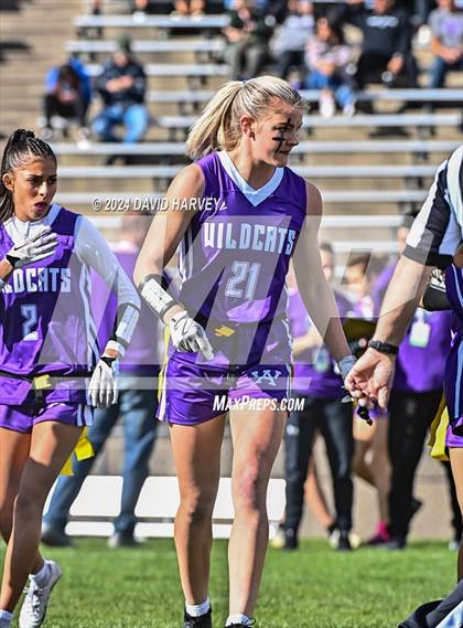 Thumbnail 3 in 5A Flag Football Second Round Grandview vs Arvada West photogallery.