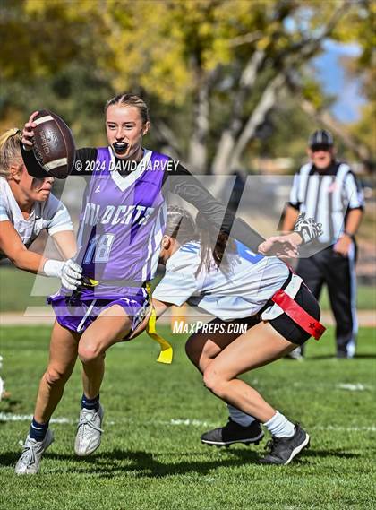 Thumbnail 3 in 5A Flag Football Second Round Grandview vs Arvada West photogallery.