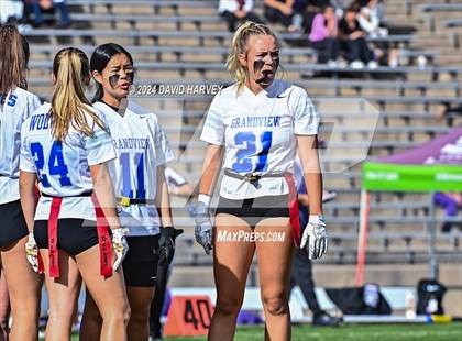 Thumbnail 2 in 5A Flag Football Second Round Grandview vs Arvada West photogallery.