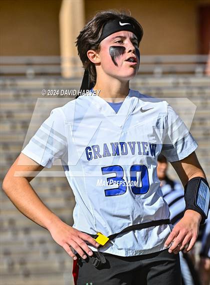 Thumbnail 3 in 5A Flag Football Second Round Grandview vs Arvada West photogallery.
