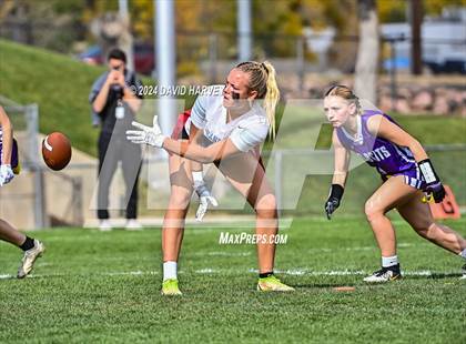Thumbnail 3 in 5A Flag Football Second Round Grandview vs Arvada West photogallery.