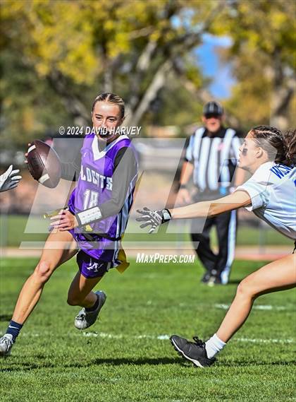 Thumbnail 1 in 5A Flag Football Second Round Grandview vs Arvada West photogallery.