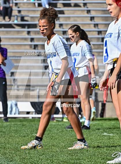 Thumbnail 3 in 5A Flag Football Second Round Grandview vs Arvada West photogallery.