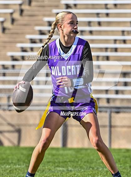 Thumbnail 2 in 5A Flag Football Second Round Grandview vs Arvada West photogallery.