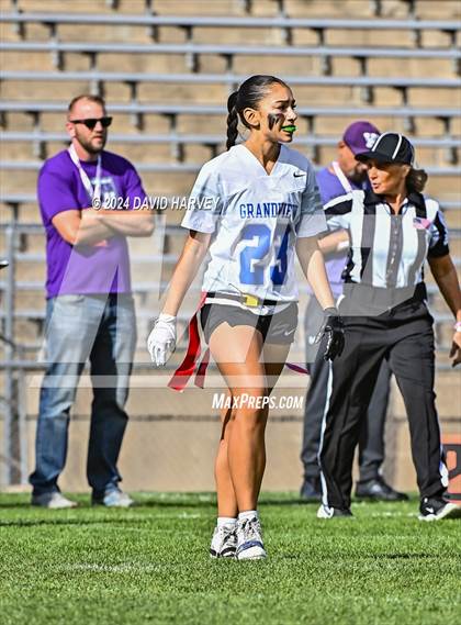 Thumbnail 1 in 5A Flag Football Second Round Grandview vs Arvada West photogallery.
