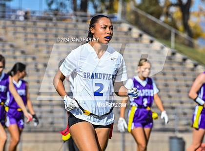 Thumbnail 2 in 5A Flag Football Second Round Grandview vs Arvada West photogallery.