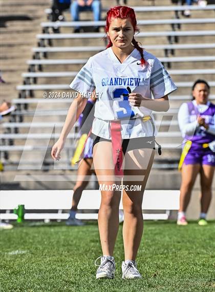 Thumbnail 1 in 5A Flag Football Second Round Grandview vs Arvada West photogallery.