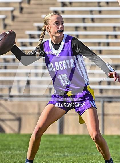 Thumbnail 3 in 5A Flag Football Second Round Grandview vs Arvada West photogallery.