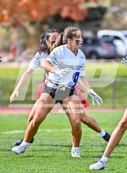 Thumbnail 1 in 5A Flag Football Second Round Grandview vs Arvada West photogallery.