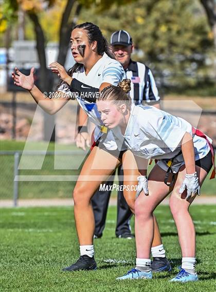 Thumbnail 2 in 5A Flag Football Second Round Grandview vs Arvada West photogallery.