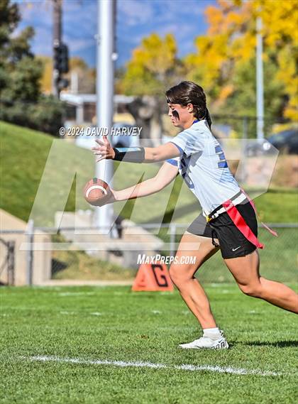 Thumbnail 2 in 5A Flag Football Second Round Grandview vs Arvada West photogallery.