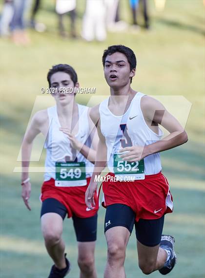 Thumbnail 3 in Lake Braddock vs South County (Monroe Parker Invitational) photogallery.