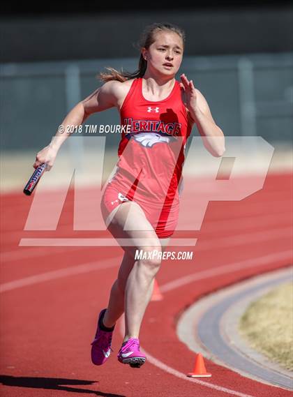 Thumbnail 3 in LPS Spring Break Duals Track and Field photogallery.