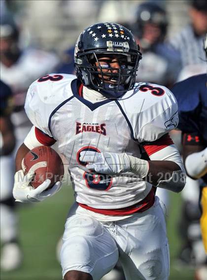 Thumbnail 2 in Stony Point vs. Allen (Class 5A Division II state semifinals) photogallery.