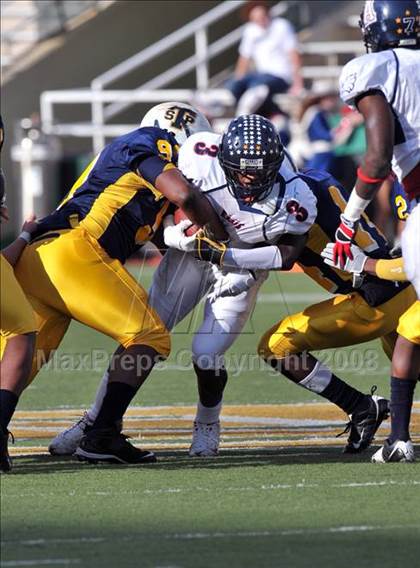 Thumbnail 2 in Stony Point vs. Allen (Class 5A Division II state semifinals) photogallery.