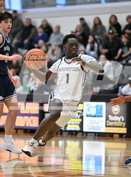Thumbnail 1 in Capital vs Lake City (IHSAA 5A Consolation) photogallery.