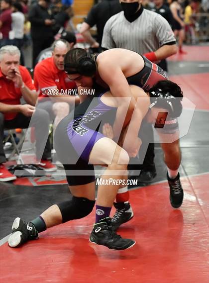 Thumbnail 2 in Elsinore vs Hoover (CIF Southern Section Wrestling Championships) photogallery.