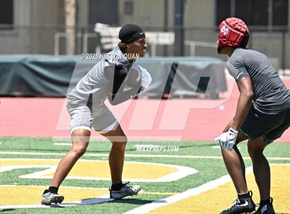Thumbnail 2 in Inglewood vs. Mater Dei - Game 2  (LB Poly Legends 7x7) photogallery.