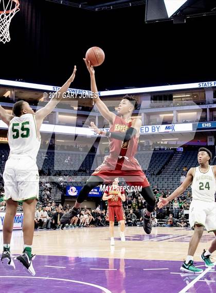 Thumbnail 3 in Esperanza vs Moreau Catholic (CIF State D2 Final) photogallery.