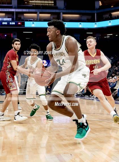Thumbnail 1 in Esperanza vs Moreau Catholic (CIF State D2 Final) photogallery.