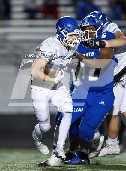 Thumbnail 3 in Liberty @ Blue Springs South (MSHSAA Class 6 District Quarterfinal) photogallery.