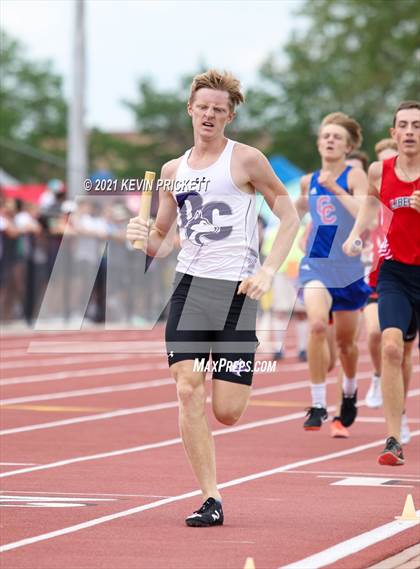 Thumbnail 3 in CHSAA Track & Field 5A Championships (Boys 800m Relay) photogallery.