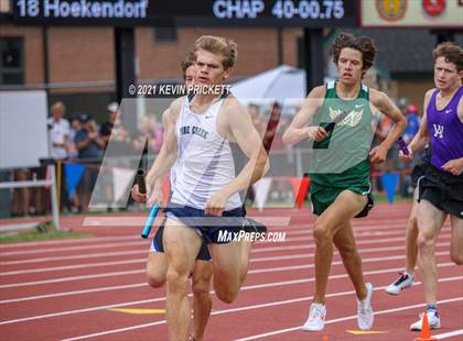 Thumbnail 2 in CHSAA Track & Field 5A Championships (Boys 800m Relay) photogallery.