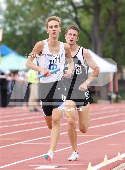 Thumbnail 1 in CHSAA Track & Field 5A Championships (Boys 800m Relay) photogallery.