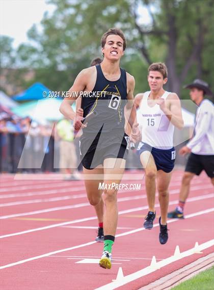 Thumbnail 3 in CHSAA Track & Field 5A Championships (Boys 800m Relay) photogallery.