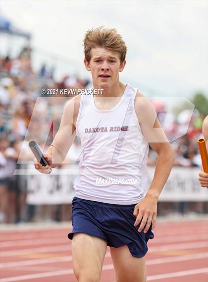 Thumbnail 2 in CHSAA Track & Field 5A Championships (Boys 800m Relay) photogallery.