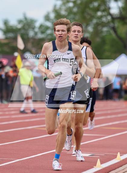 Thumbnail 1 in CHSAA Track & Field 5A Championships (Boys 800m Relay) photogallery.