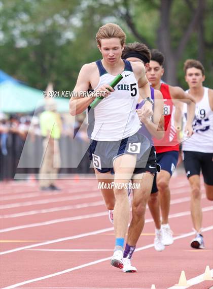 Thumbnail 1 in CHSAA Track & Field 5A Championships (Boys 800m Relay) photogallery.