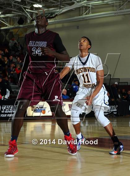 Thumbnail 1 in Pebblebrook vs. Prestonwood Christian (MaxPreps Holiday Classic) photogallery.