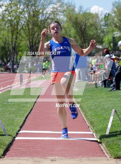 Thumbnail 3 in CHSAA Track and Field 5A Championships (Girls Long Jump) photogallery.