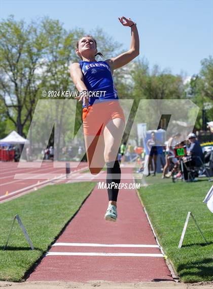Thumbnail 2 in CHSAA Track and Field 5A Championships (Girls Long Jump) photogallery.