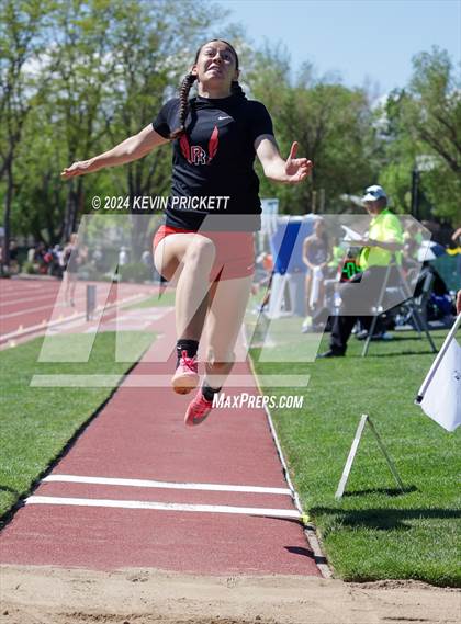 Thumbnail 3 in CHSAA Track and Field 5A Championships (Girls Long Jump) photogallery.
