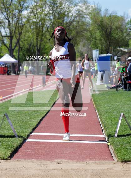 Thumbnail 3 in CHSAA Track and Field 5A Championships (Girls Long Jump) photogallery.