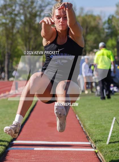 Thumbnail 1 in CHSAA Track and Field 5A Championships (Girls Long Jump) photogallery.