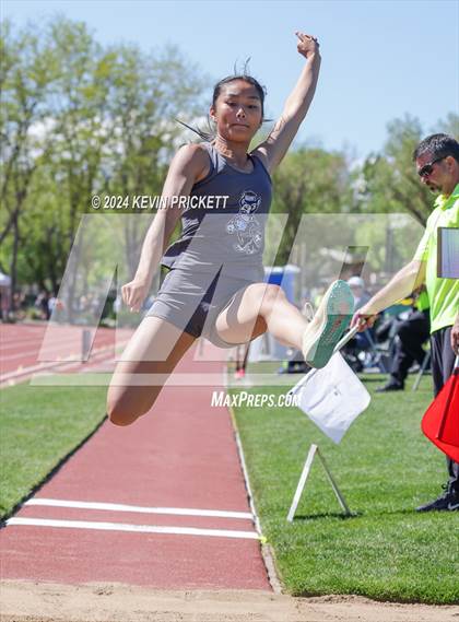 Thumbnail 1 in CHSAA Track and Field 5A Championships (Girls Long Jump) photogallery.