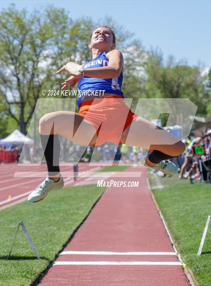 Thumbnail 1 in CHSAA Track and Field 5A Championships (Girls Long Jump) photogallery.