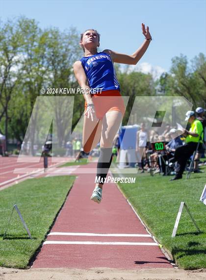 Thumbnail 1 in CHSAA Track and Field 5A Championships (Girls Long Jump) photogallery.