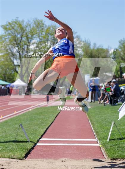 Thumbnail 3 in CHSAA Track and Field 5A Championships (Girls Long Jump) photogallery.
