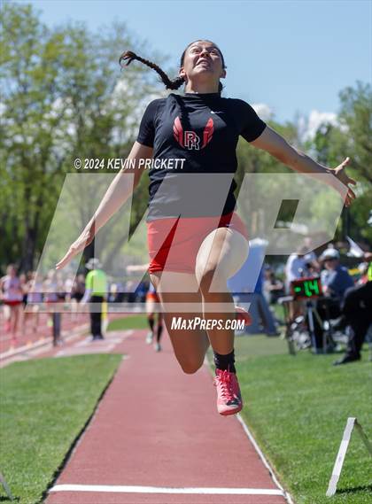 Thumbnail 2 in CHSAA Track and Field 5A Championships (Girls Long Jump) photogallery.