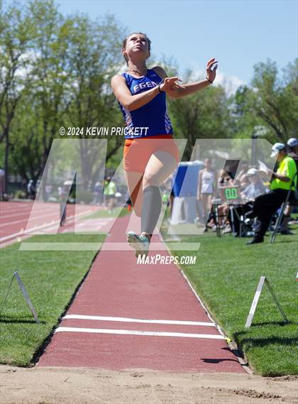 Thumbnail 3 in CHSAA Track and Field 5A Championships (Girls Long Jump) photogallery.
