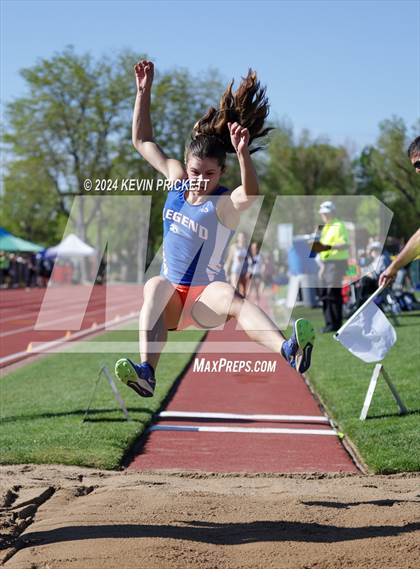 Thumbnail 3 in CHSAA Track and Field 5A Championships (Girls Long Jump) photogallery.