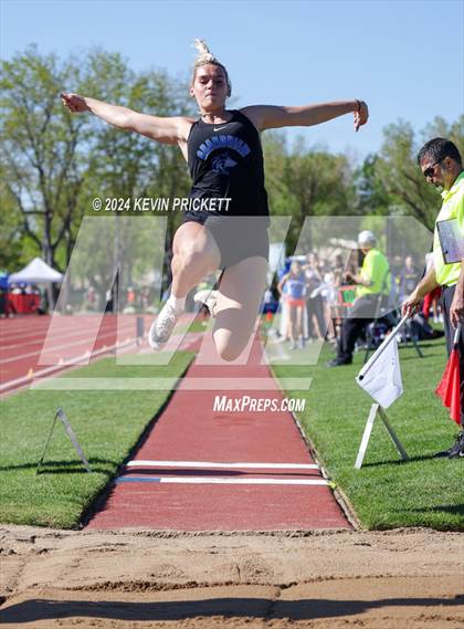 Thumbnail 3 in CHSAA Track and Field 5A Championships (Girls Long Jump) photogallery.
