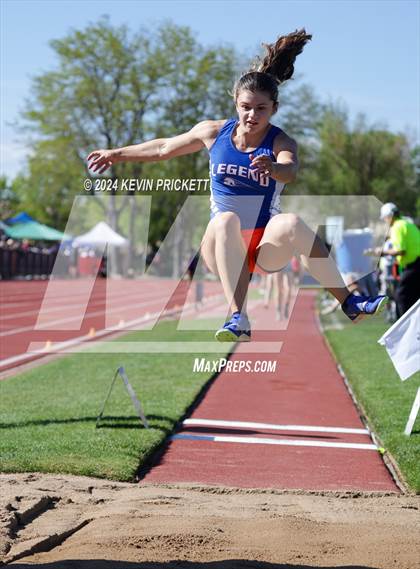 Thumbnail 3 in CHSAA Track and Field 5A Championships (Girls Long Jump) photogallery.