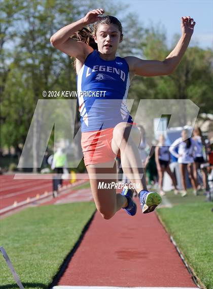 Thumbnail 3 in CHSAA Track and Field 5A Championships (Girls Long Jump) photogallery.
