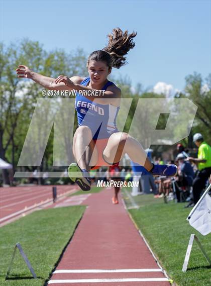 Thumbnail 1 in CHSAA Track and Field 5A Championships (Girls Long Jump) photogallery.