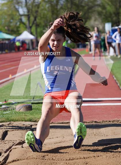 Thumbnail 1 in CHSAA Track and Field 5A Championships (Girls Long Jump) photogallery.